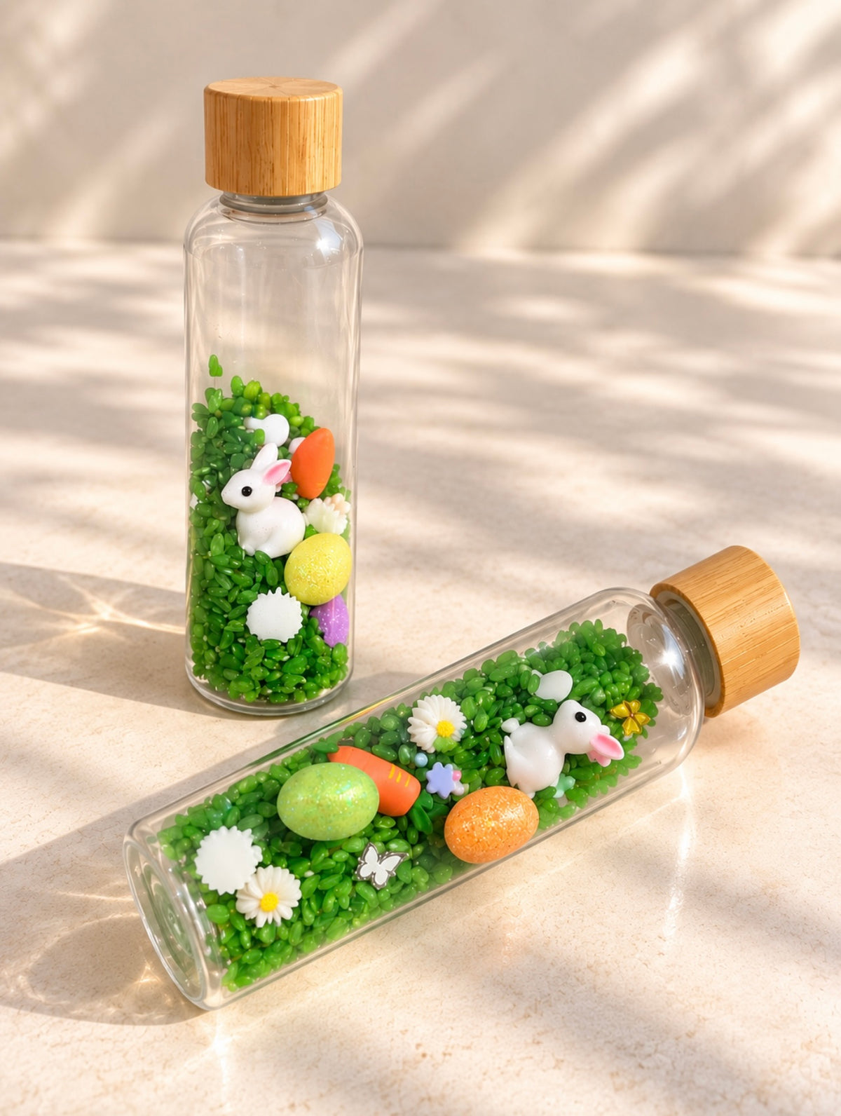 Bouteille sensorielle Pâques