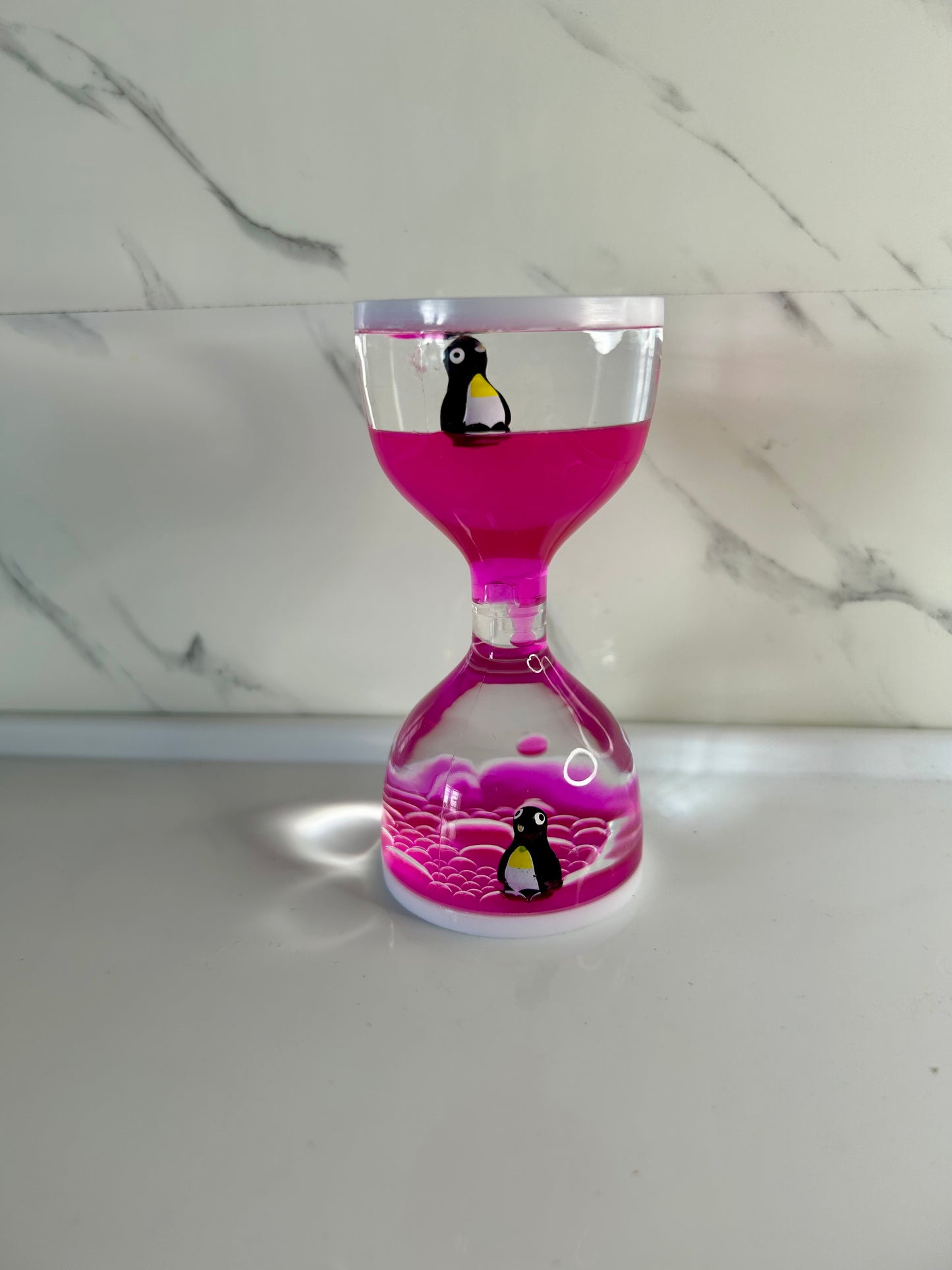 Sablier sensoriel Pingouin