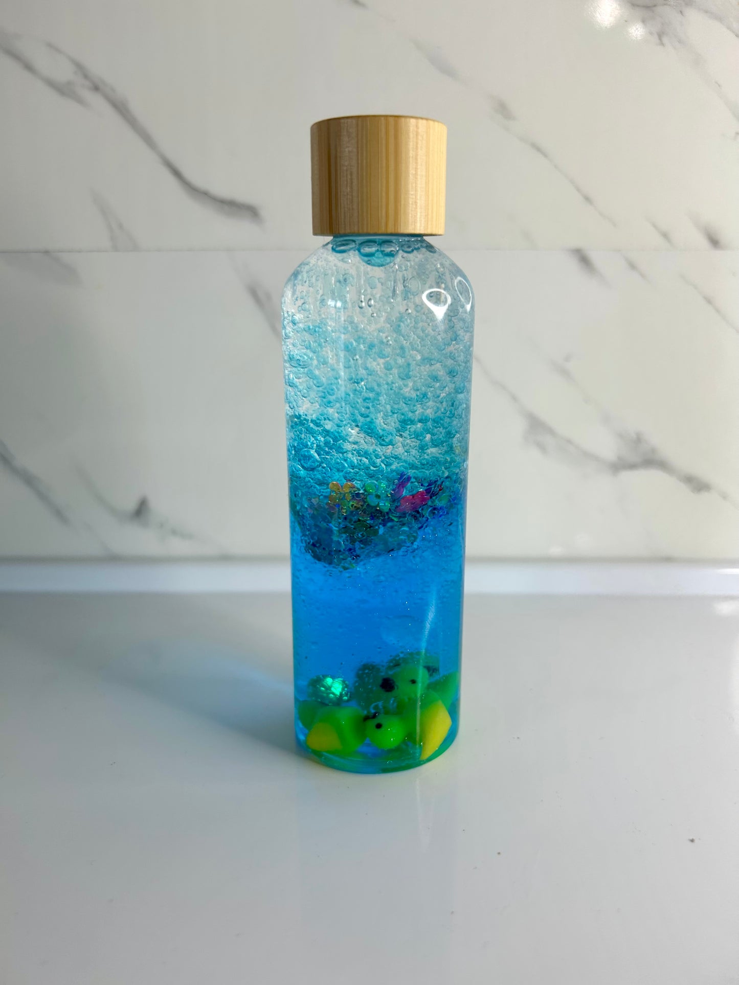Bouteille sensorielle : Douce rivière