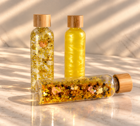 Bouteilles sensorielles : Lot le monde des abeilles