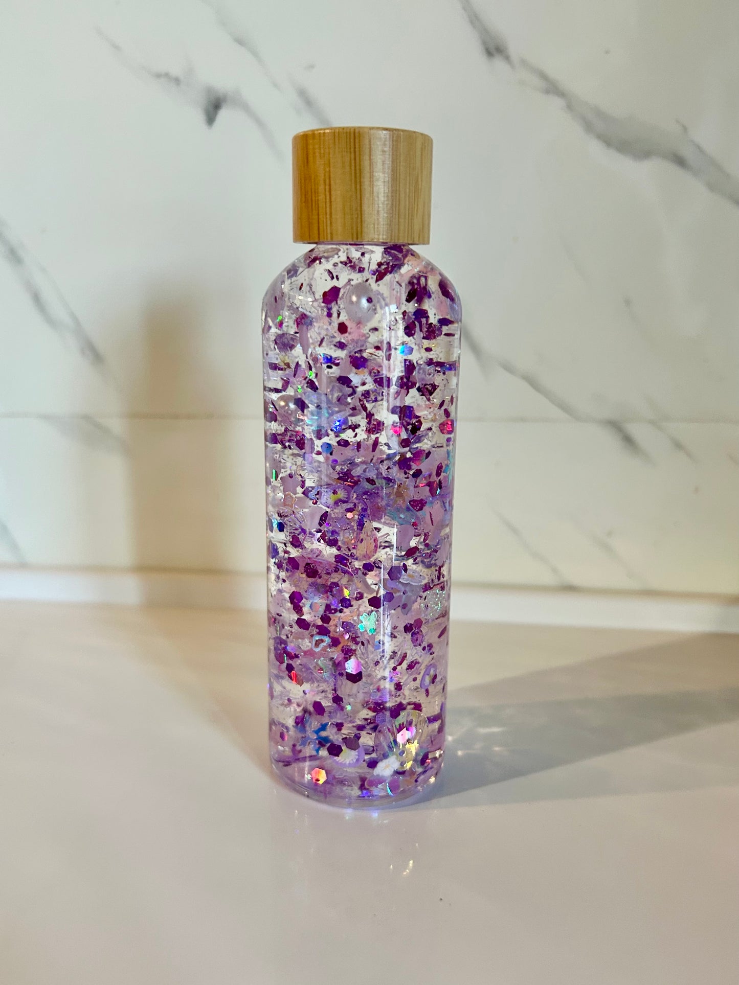 Bouteille sensorielle : Éclat de lilas 