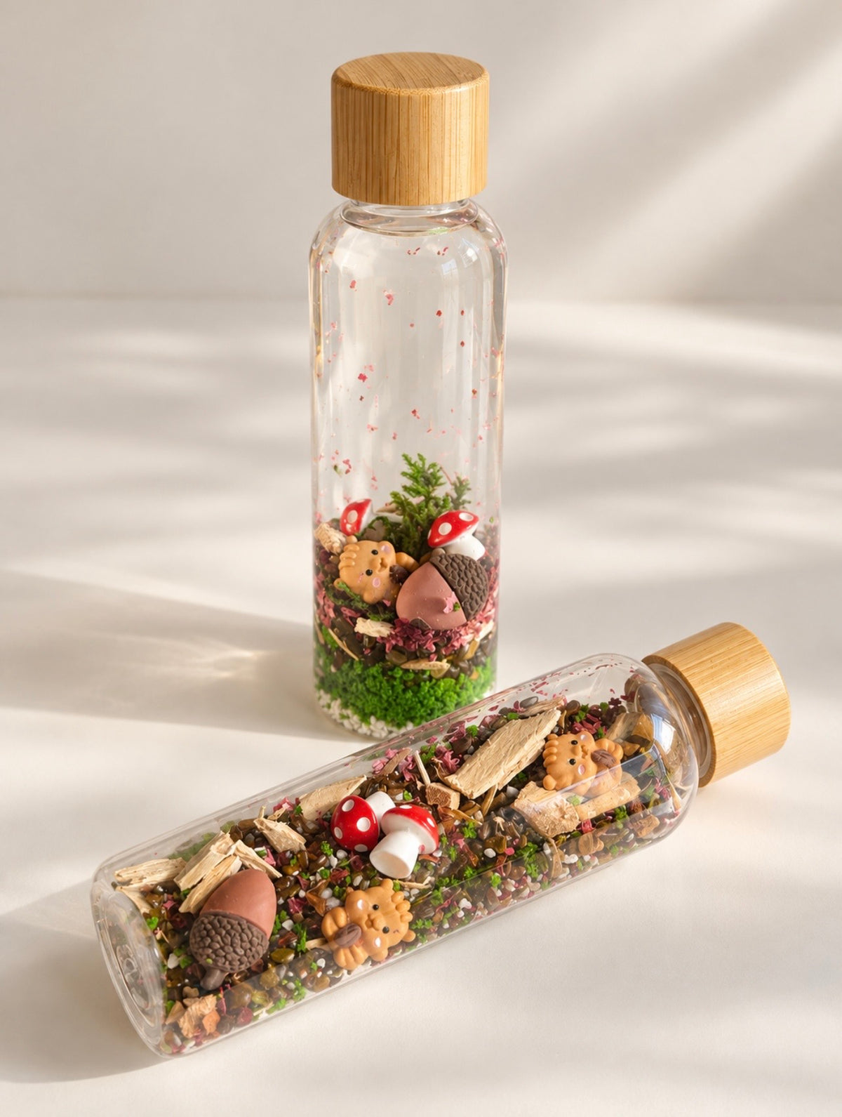 Bouteille sensorielle: Trésors de la forêt