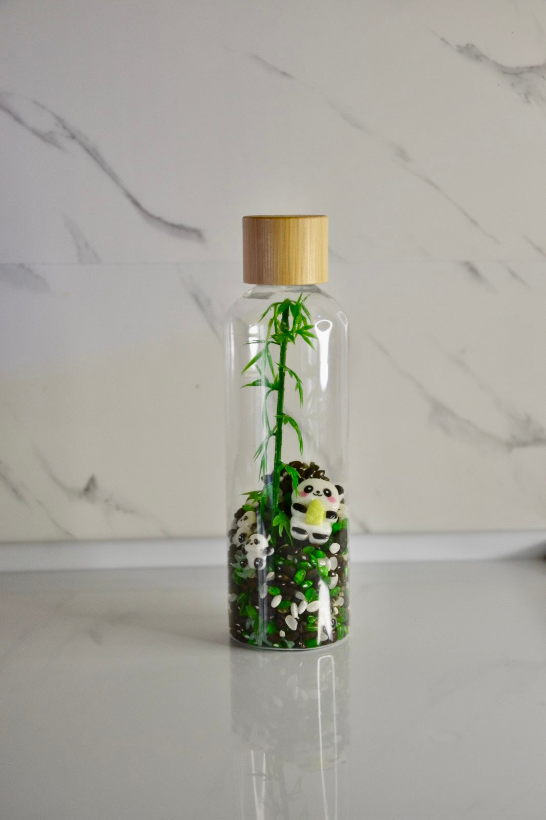 Bouteille sensorielle : le jardin du panda