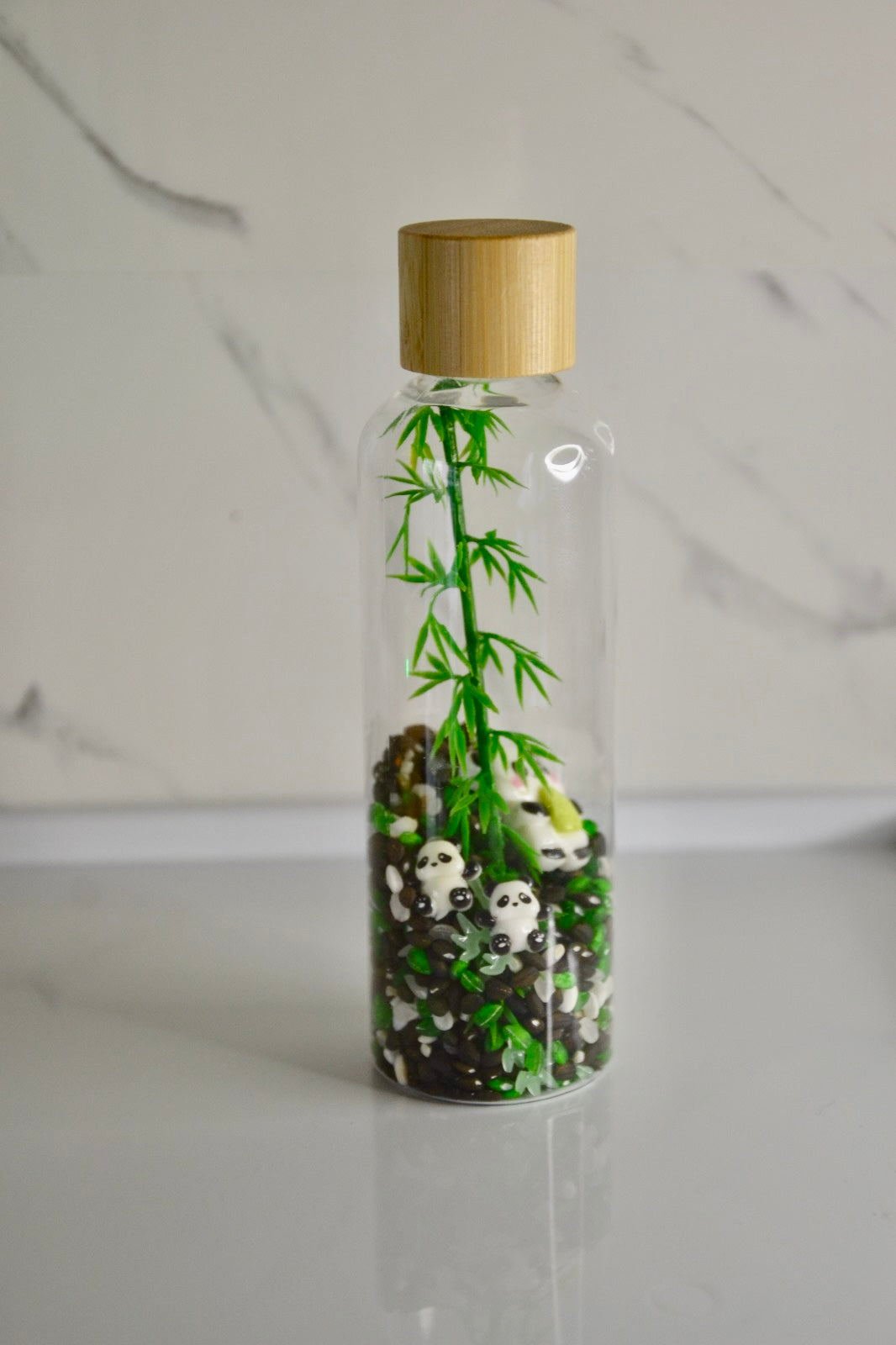 Bouteille sensorielle : le jardin du panda