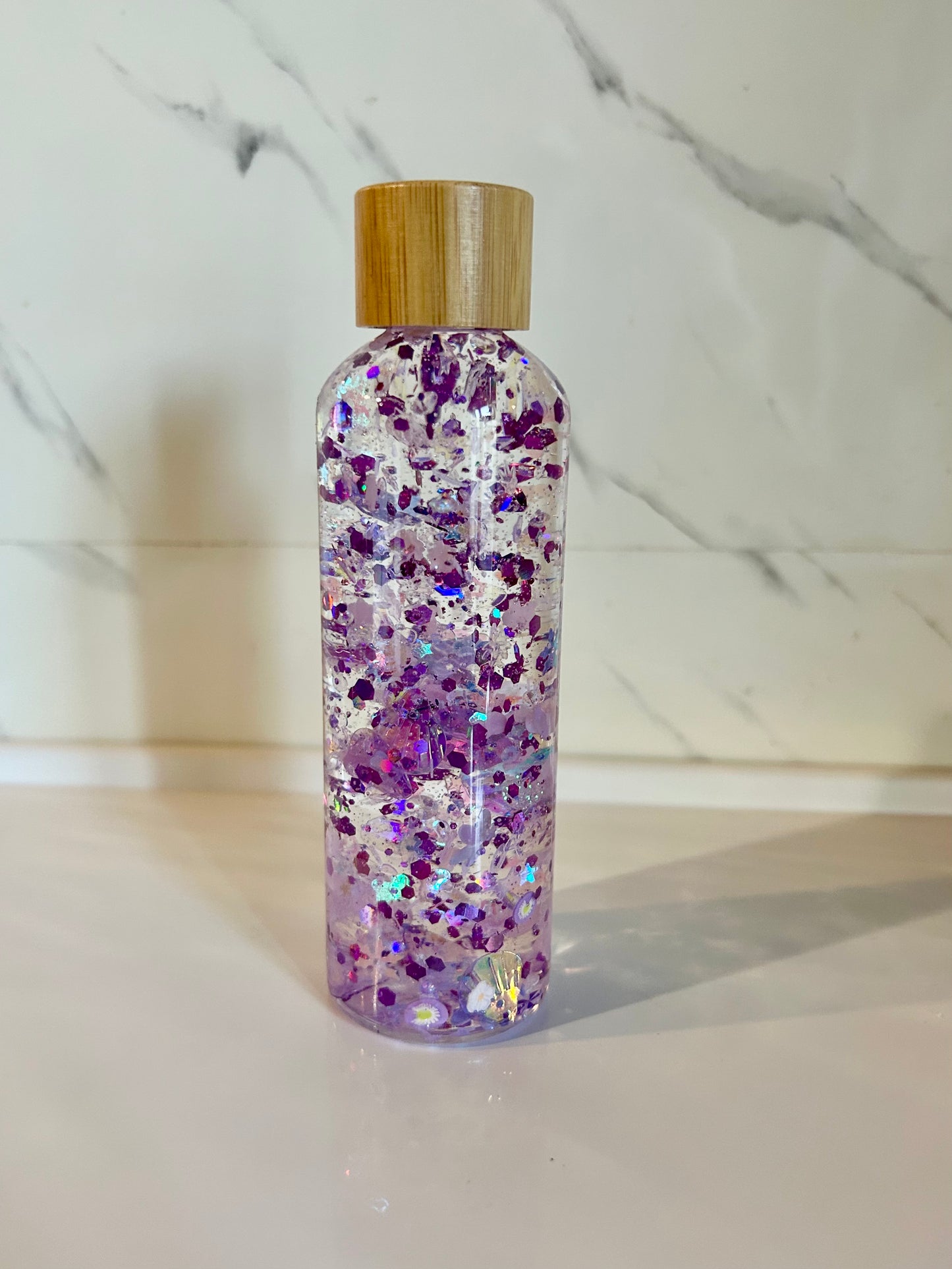 Bouteille sensorielle : Éclat de lilas 