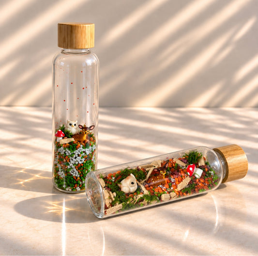 Bouteille sensorielle : Forêt enchantée