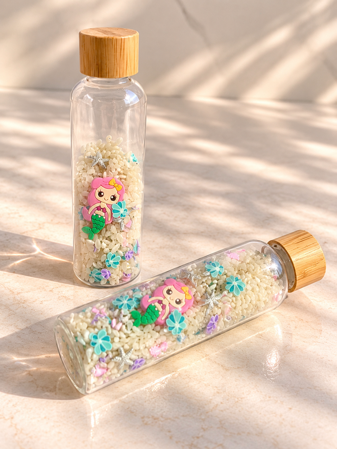 Bouteille sensorielle : Rêve de sirène