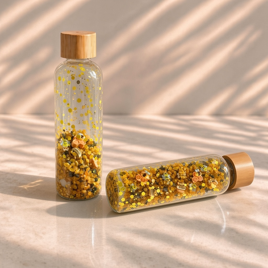 Bouteille sensorielle : La ruche