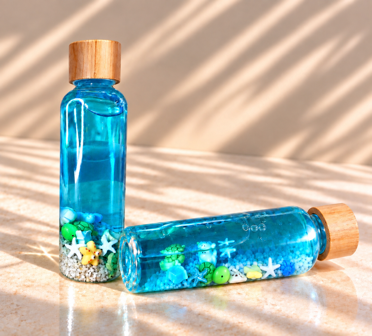Bouteille sensorielle : Sous l’océan