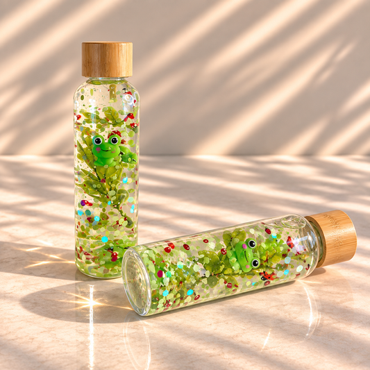 Bouteille sensorielle : Le marais enchanté