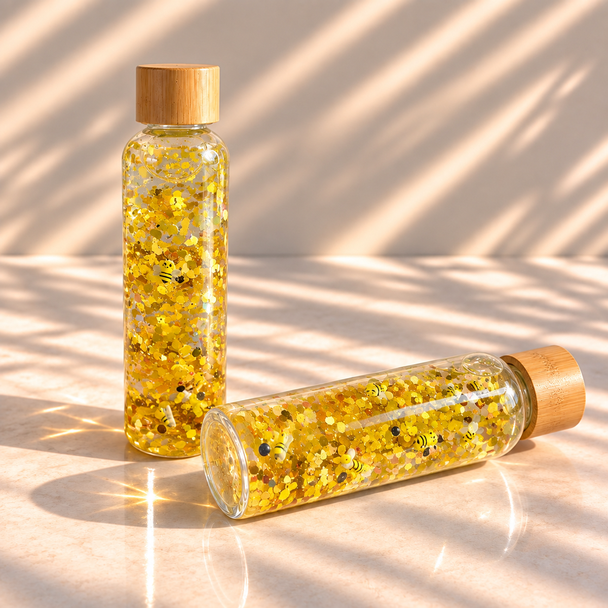 Bouteille sensorielle : Le bal des abeilles