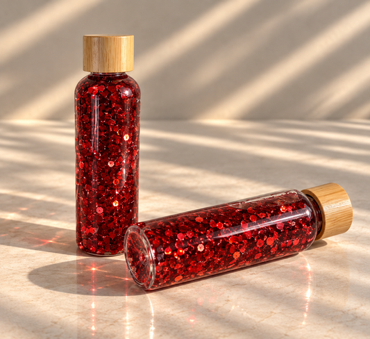 Bouteille sensorielle : Éclat de rubis
