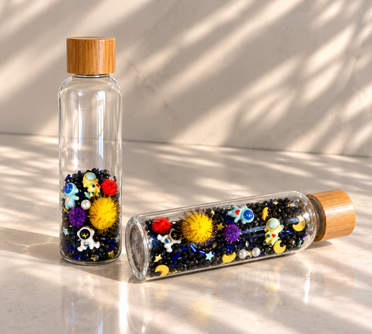 Bouteille sensorielle : Voyage astral