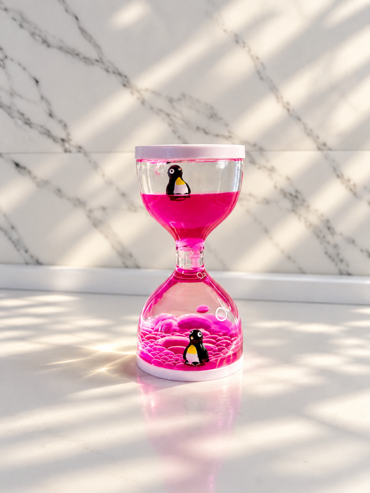 Sablier sensoriel Pingouin