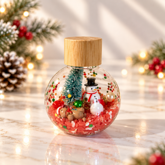 Bouteille sensorielle : Boule de Noël 🎄