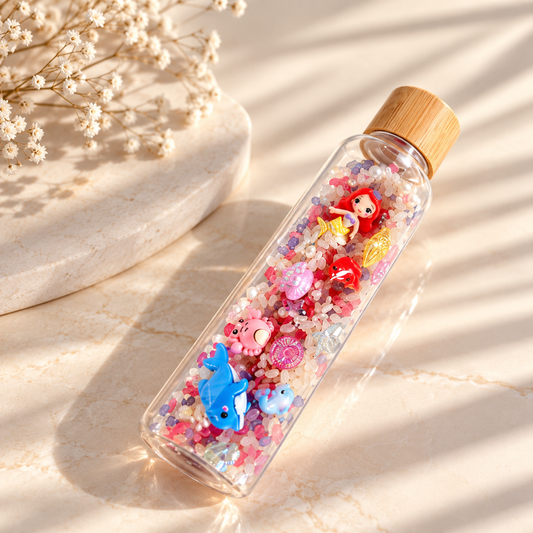 Bouteille sensorielle : Coquillages et merveilles